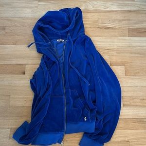 blue juicy zip up